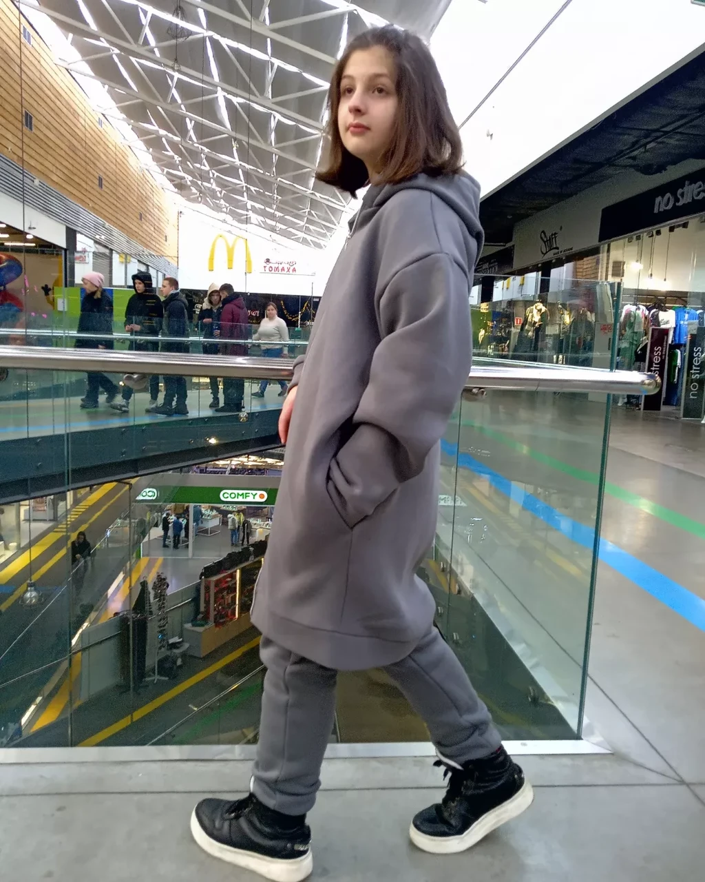 Warm set cardigan + joggers