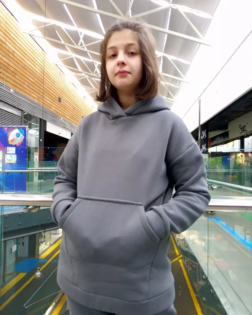 Srey hoodie with fleece